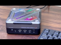 AMD Ryzen R7-7840HS मिनी पीसी डुअल LAN DDR5 64GB गेमिंग मिनी पीसी लाइट के साथ