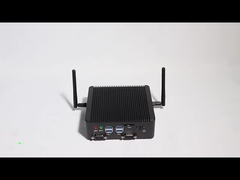 इंटेल सेलेरोन J4105 फैनलेस इंडस्ट्रियल पीसी डुअल लैन डुअल कॉम लिनक्स और डीडीआर4 के साथ