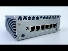 इंटेल सेलेरोन 3865यू 2 कोर 2 थ्रेड फायरवॉल मिनी पीसी राउटर 6 ईथरनेट डीडीआर4 के साथ