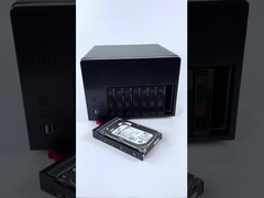 NAS सर्वर N150 8-बे होस्ट इंटरफ़ेस NAS नेटवर्क अटैच्ड स्टोरेज एनक्लोजर