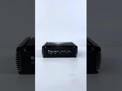 इंटेल कोर i3 7100U मिनी पीसी फैनलेस इंडस्ट्रियल पीसी 16 जीबी 2 लैन 2 कॉम के साथ