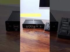 इंटेल एन100 बिना फैन और 16 जीबी के साथ 2 लैन 2 कॉम इंडस्ट्रियल मिनी पीसी