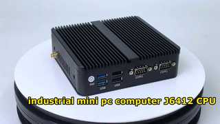 डुअल लैन डुअल COM के साथ X30G इंटेल सेलेरॉन J6412 औद्योगिक पीसी