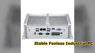 फैनलेस इंडस्ट्रियल पीसी डुअल लैन डुअल COM