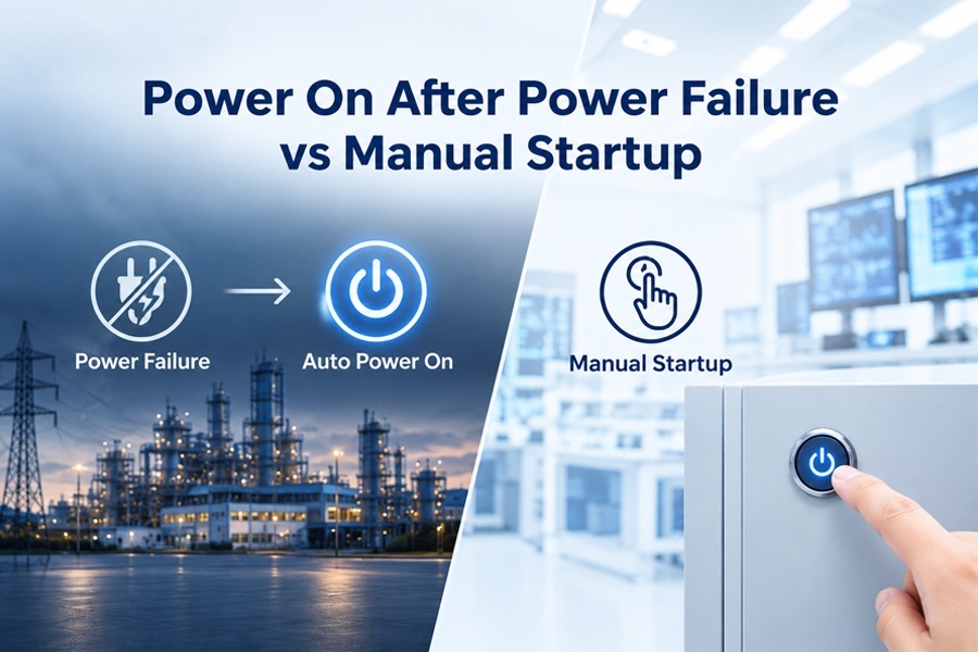 नवीनतम कंपनी ब्लॉग के बारे में Power On After Power Failure vs Manual Startup: How to choose the power on method for an industrial mini PC