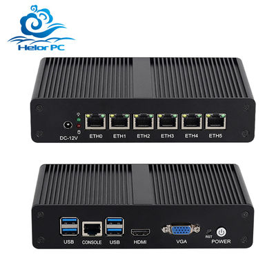 खरीदें इंटेल पेंटियम 4405U 6LAN RJ45 सॉफ्टवेयर राउटर DDR4 दोहरी स्क्रीन डिस्प्ले के साथ online manufacture