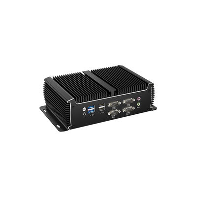 खरीदें 4 कोर 8 थ्रेड मिनी फैनलेस पीसी इंटेल कोर I7 1195G7 डुअल लैन के साथ 6COM DDR4 online manufacture