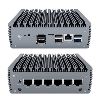 खरीदें Intel Celeron J6412 Processor Soft Router With 6 Lan 1 HD-MI 1 DP ऑनलाइन निर्माण