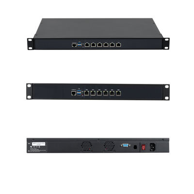 इंटेल सेलेरोन J4125 J1900 1U 2U 3U सर्वर 6 LAN DDR4 8G रैम कंसोल के साथ सर्वर