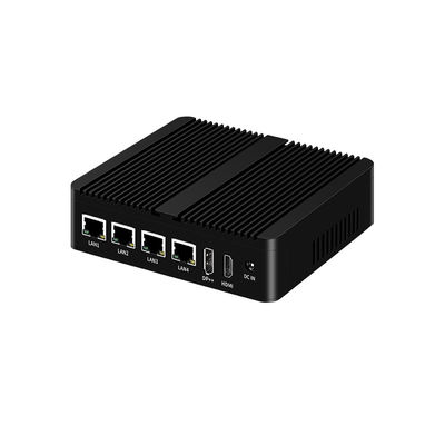 इंटेल N100 प्रोसेसर फैनलेस इंडस्ट्रियल मिनी कंप्यूटर डुअल COM DDR4 रैम 4LAN