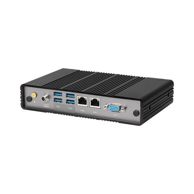 इंटेल एटम E3940 DDR3L 8GB इंडस्ट्रियल पीसी डुअल लैन डुअल कॉम फैनलेस मिनी कंप्यूटर