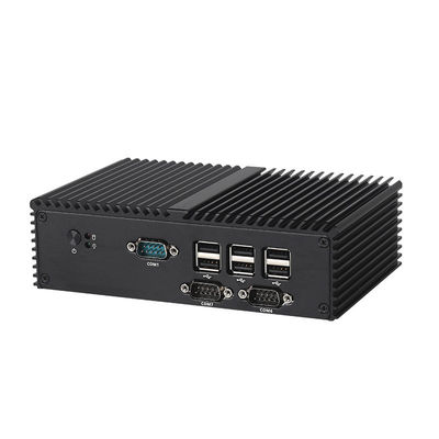 इंटेल सेलेरोन J1900 प्रोसेसर फैनलेस पीसी DDR3L 8GB 7COM 2LAN के साथ औद्योगिक पीसी