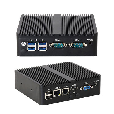 इंडस्ट्रियल के लिए दोहरी COM और HDMI के साथ इंटेल सेलेरोन सीरीज़ प्रोसेसर कस्टम मिनी पीसी