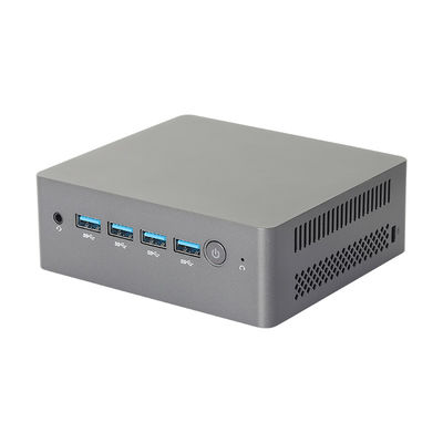 सेलेरोन N5095 प्लास्टिक इंटेल मिनी पीसी दोहरी लैन DDR4 16G दोहरी बैंड वाईफाई और प्रशंसक के साथ