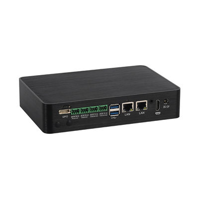 डुअल लैन 4COM ARM RK3568 इंडस्ट्रियल पीसी DDR4 8G EMMC 16G एंड्रॉयड 11 एम्बेडेड मिनी पीसी