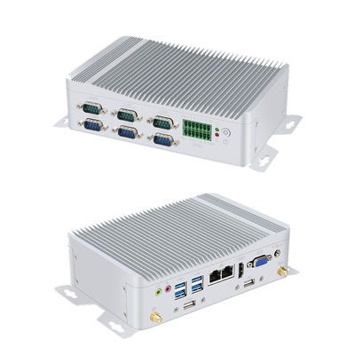 इंटेल कोर i3 इंडस्ट्रियल फैनलेस पीसी मिनी पीसी GPIO और DDR4 16G 6COM के साथ