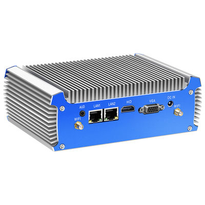 2LAN 2COM के साथ इंटेल सीरीज फैनलेस इंडस्ट्रियल पीसी और दोहरी स्क्रीन डिस्प्ले का समर्थन करें