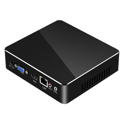 इंटेल कोर आई3 7100यू प्रोसेसर mSATA SSD DDR3L 16G रैम और कूलिंग फैन के साथ मिनी पीसी