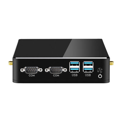 इंटेल कोर i5 8250U इंडस्ट्रियल फैनलेस पीसी mSATA SSD डुअल ईथरनेट डुअल COM के साथ
