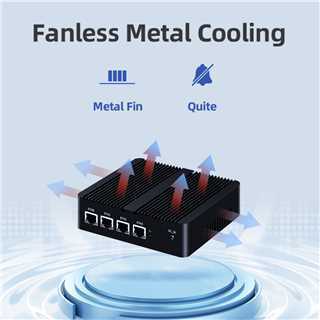 Intel N150 Processor With Four LAN and Dual COM 1HDMI 1DP Industrial Mini PC