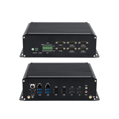 इंटेल I7 12650HX प्रोसेसर 4 डिस्प्ले डुअल नेटवर्क औद्योगिक पीसी के साथ