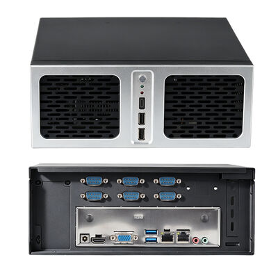 6 COM 2 LAN के साथ इंटेल सेलेरॉन G6900 प्रोसेसर औद्योगिक मिनी पीसी