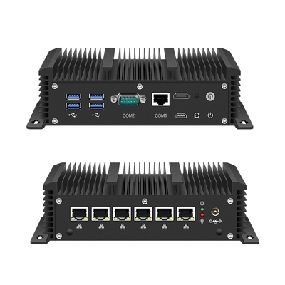 इंटेल कोर i5 8279U प्रोसेसर सॉफ्ट राउटर 6 LAN 1 RS232 COM 1 RJ45 COM
