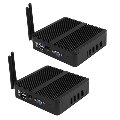 इंटेल J1900 मिनी पीसी फ़ायरवॉल PFsense 4 गीगाबिट लैन Win10 दोहरी डिस्प्ले का समर्थन करता है